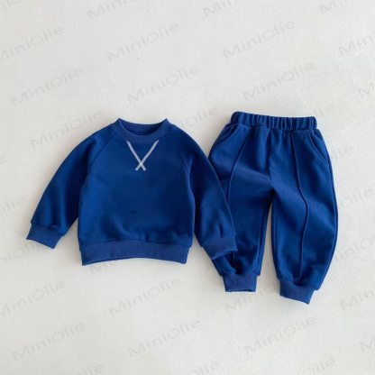 2- Einfarbig Set für Baby und Kleinkind - Blau - 8Y - image 7