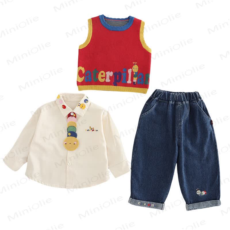 CATERPILLAR Baby Kleinkind - Stricken, 3- Set - image 4