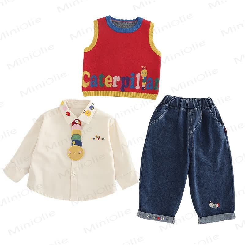 CATERPILLAR Baby Kleinkind - Stricken, 3- Set - image 4