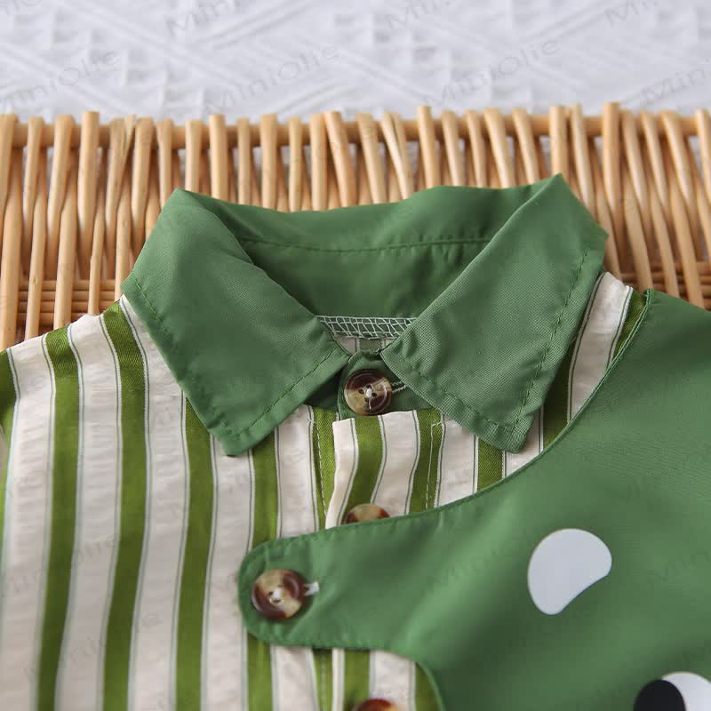 Baby Kleinkind Jungen-Streifen-2-teiliges Set - image 9