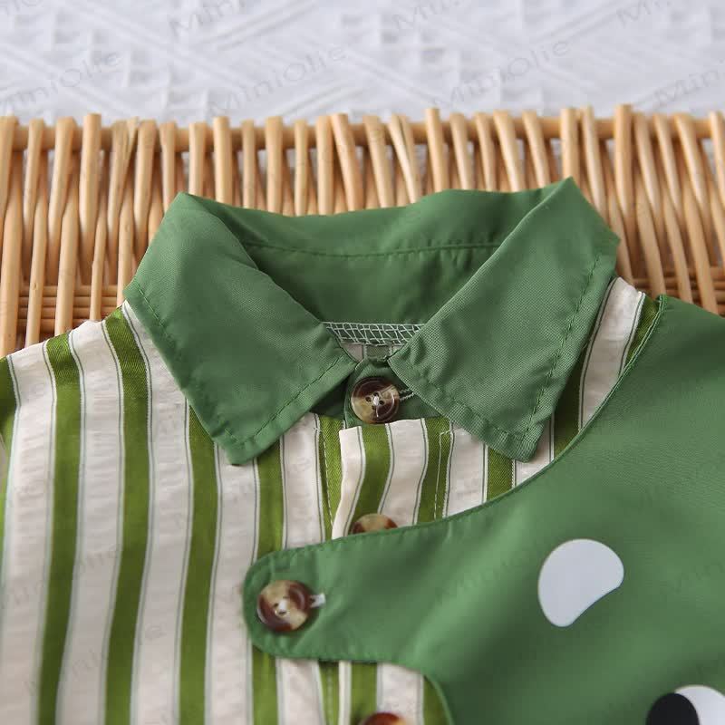 Baby Kleinkind Jungen-Streifen-2-teiliges Set - image 9