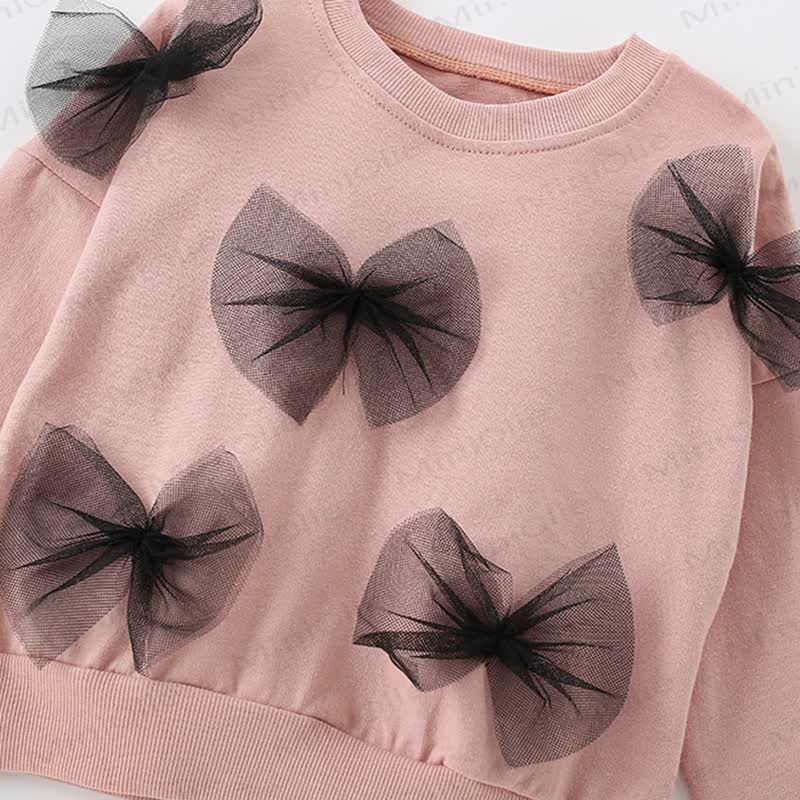 Kind Schleife Rosa Sweatshirt - image 3