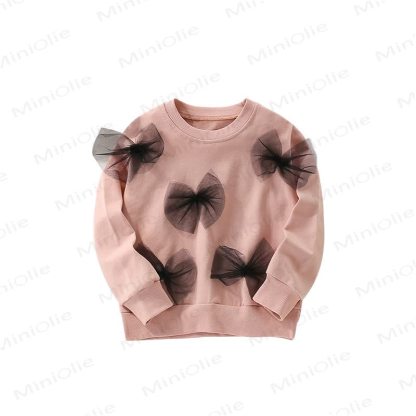 Kind Schleife Rosa Sweatshirt - image 5