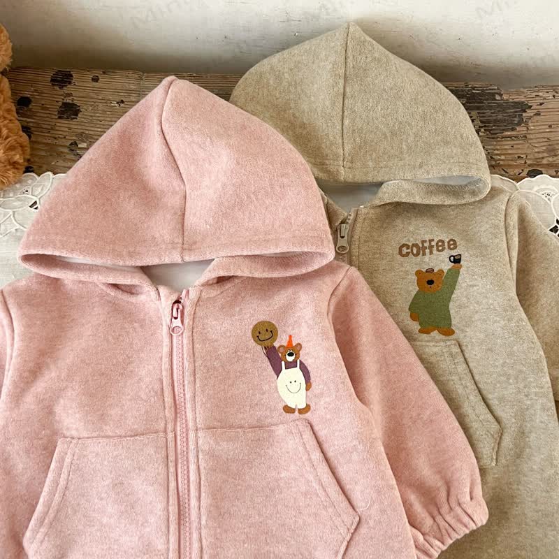 Baby Bär Pocket Vlies Kapuzen- Strampler - image 8