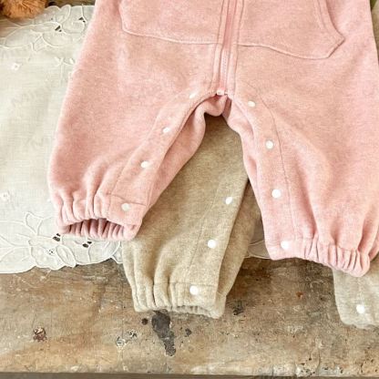 Baby Bär Pocket Vlies Kapuzen- Strampler - image 12