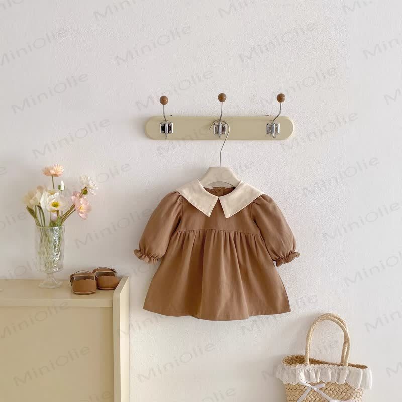 Kleid mit Revers für Baby und Kleinkind - image 4