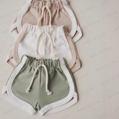 Baby Mädchen Shorts, Einfarbig - image 1
