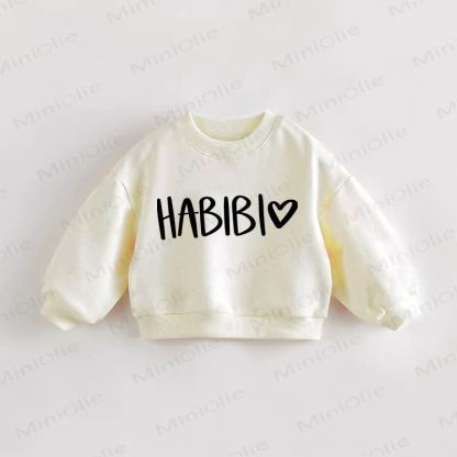 HABIBI Baby Kleinkind Liebe Creme Sweatshirt - Creme - 3-5J - image 1