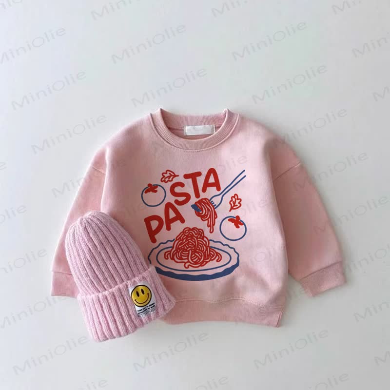 PASTA Baby Mädchen Rosa Tomaten Sweatshirt - Rosa - 2-3J - image 1