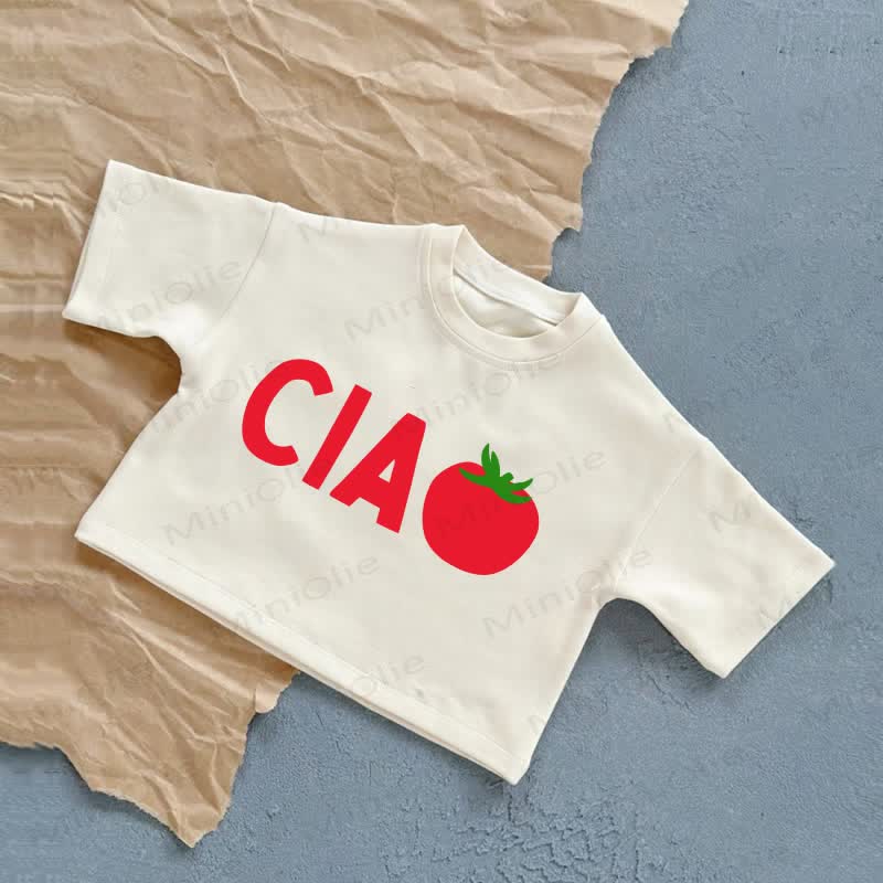 CIAO Baby Tomato Sommer Freizeit-T-Shirt - Weiß - 2-3J - image 2
