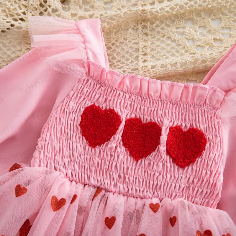 Baby Bodysuit mit Herz und Netzrock - image 3