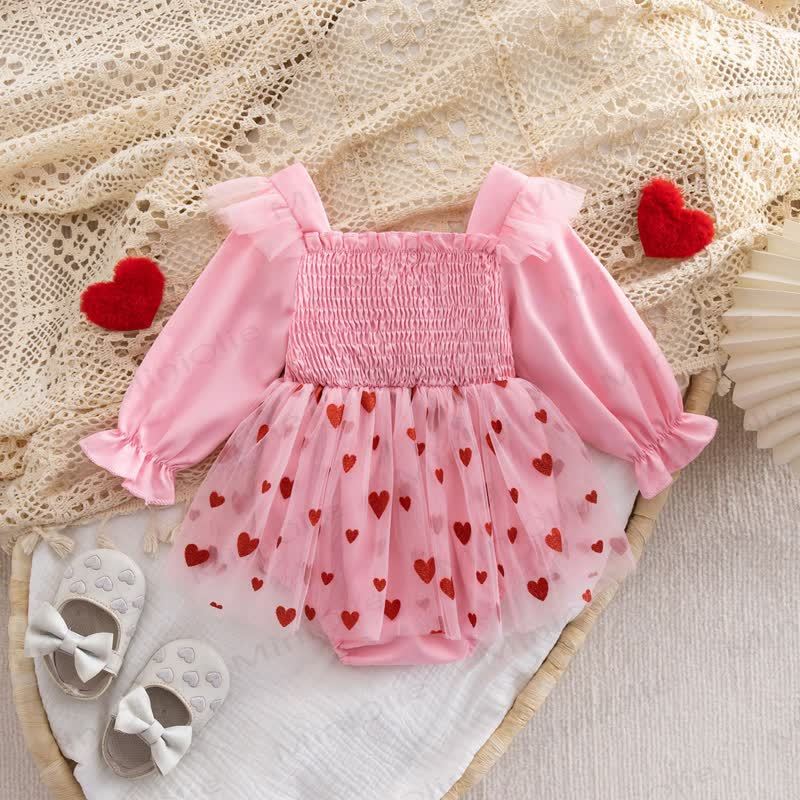 Baby Bodysuit mit Herz und Netzrock - image 2