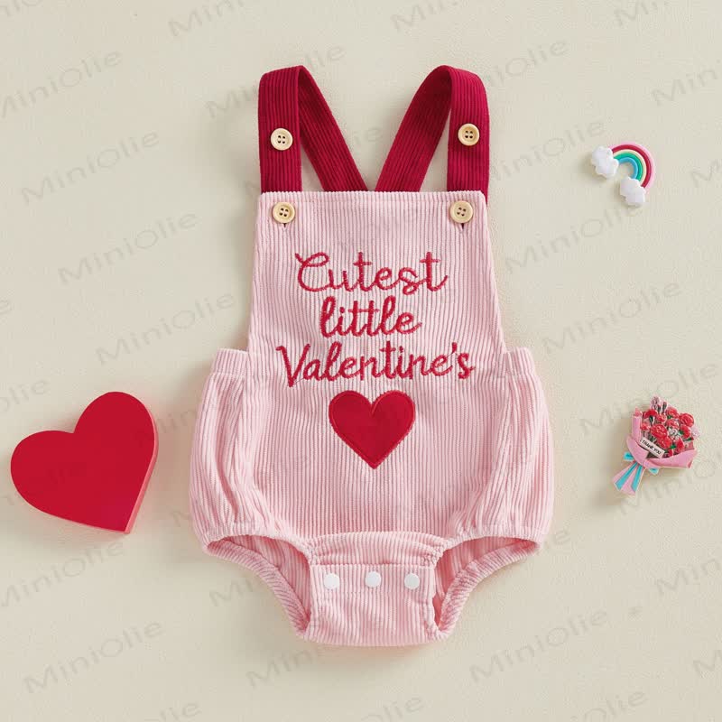 Der CUTEST LITTLE VALENTINE'S Baby zum Bodysuit - Rosa - 12-18M - image 1