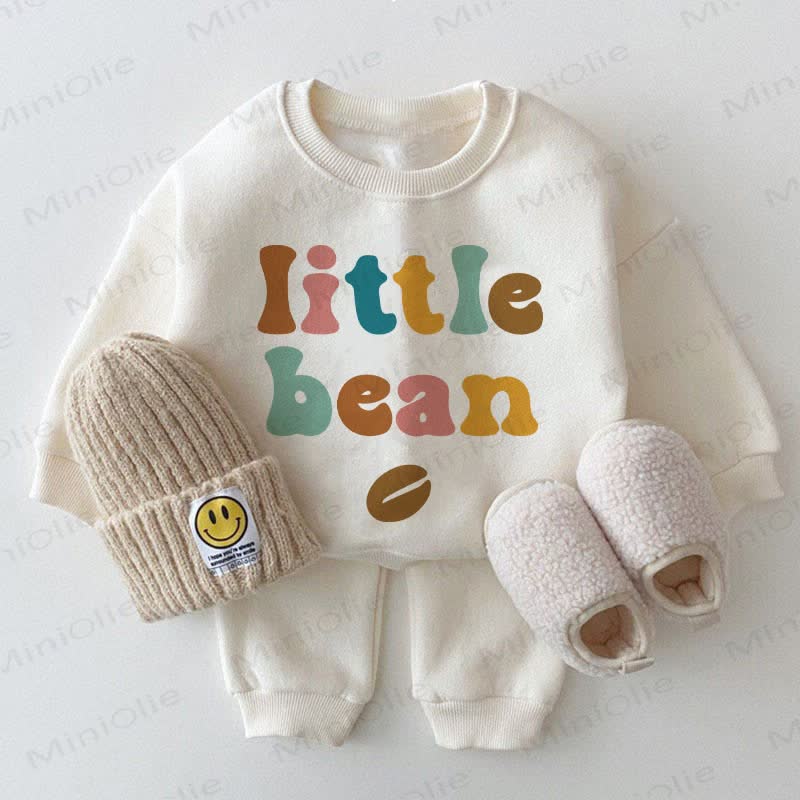 LITTLE BEAN Baby Sweatshirt Set , weiß, 2-teilig - Weiß - 2-3J - image 1