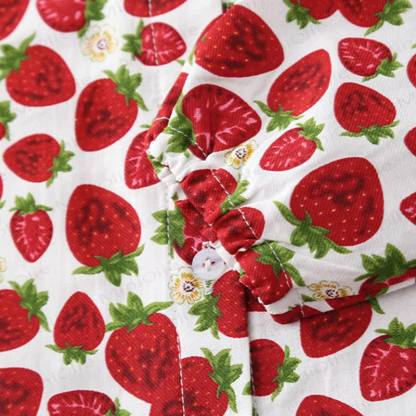 3-teiliges Stricken für Baby und Kleinkind, Mädchen, Erdbeere Blume - Set - image 14