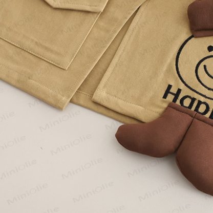 HAPPY 3-teiliges Stricken für Baby und Kleinkind , Jungen mit Streifenmuster und Hundemotiv - image 10