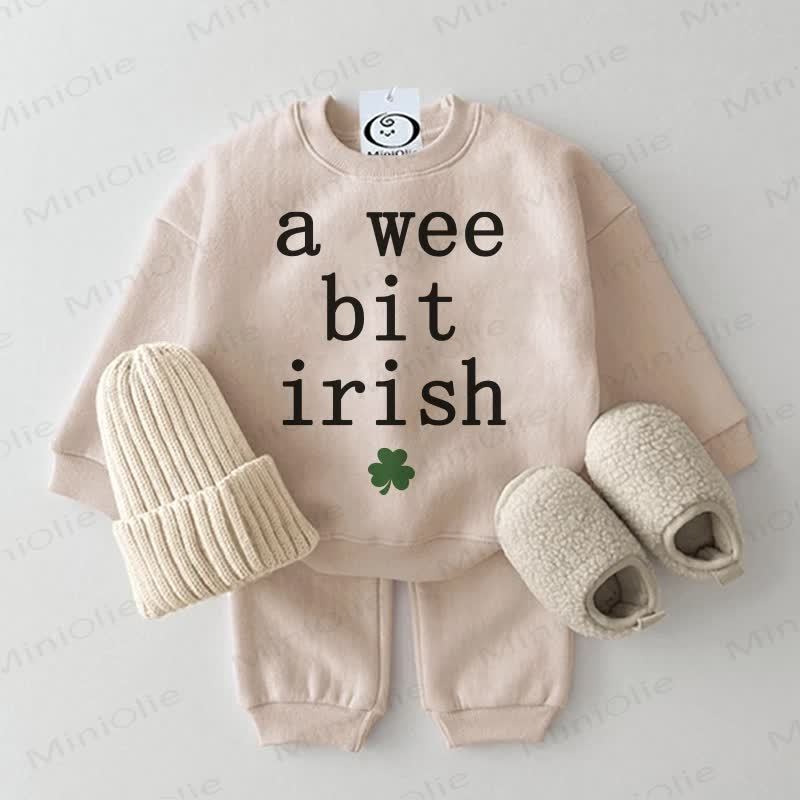 A WEE BIT IRISH Baby 2-teiliges Beige Set - Beige - 2-3J - image 1