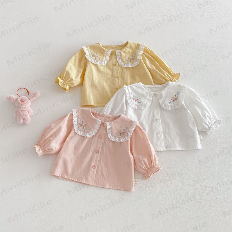 Baby Kleinkind T-Shirt mit Blumen - image 1