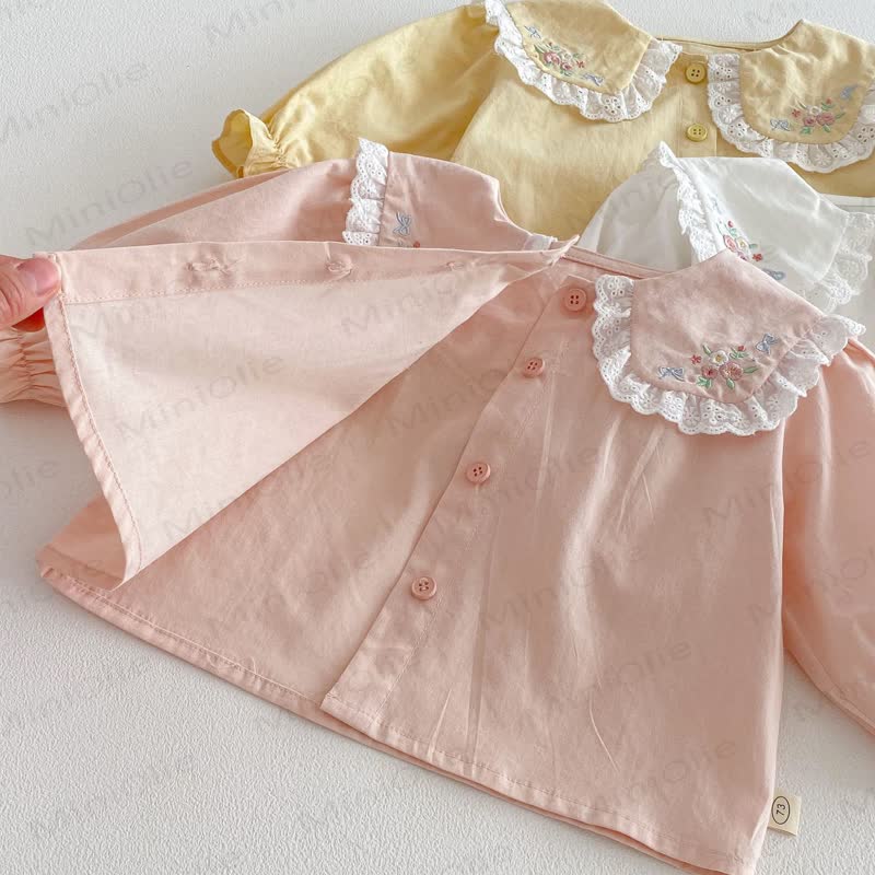 Baby Kleinkind T-Shirt mit Blumen - image 3