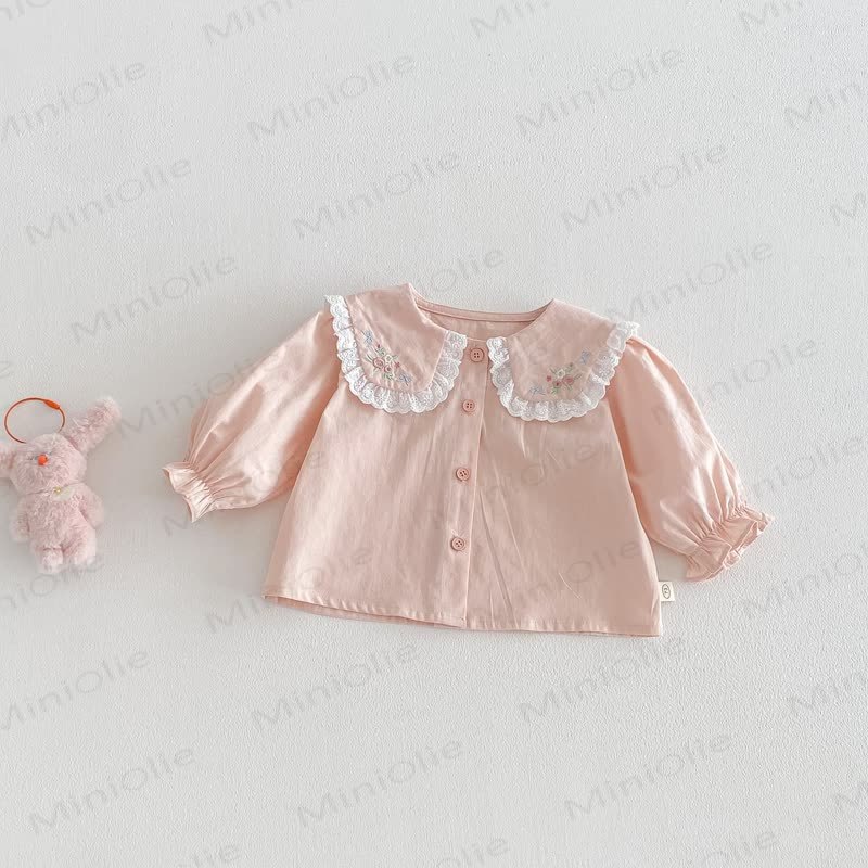 Baby Kleinkind T-Shirt mit Blumen - Rosa - 5-7J - image 8