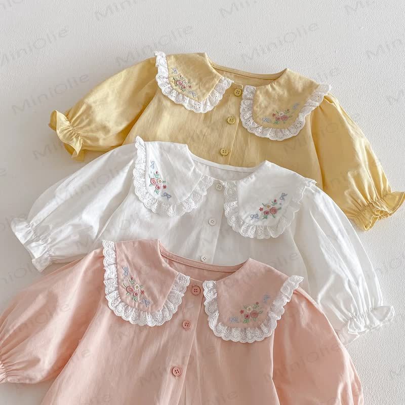 Baby Kleinkind T-Shirt mit Blumen - image 9