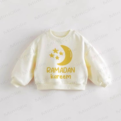 RAMADAN KAREEM Baby Kleinkind Creme Sweatshirt - Creme - 3-5J - image 1