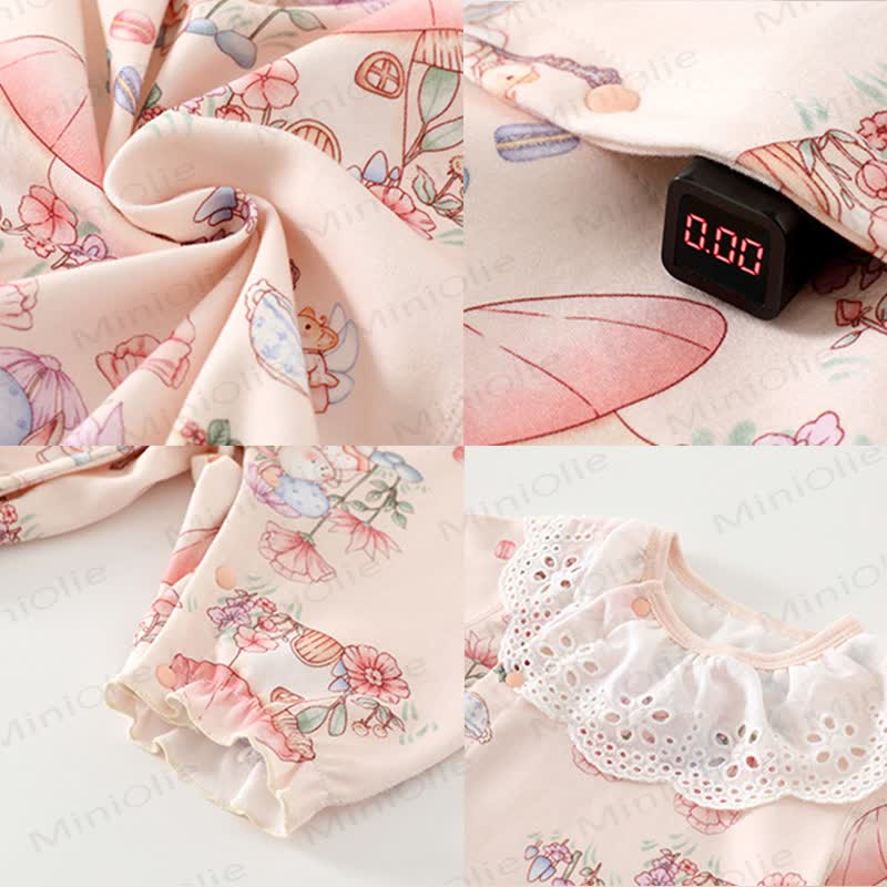 Baby Hase Mushroom Rosa Strampler - image 3