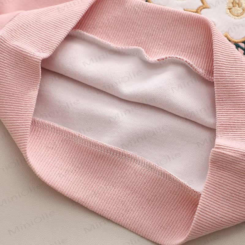 WORLD IS MINE Baby Kleinkind Mädchen Blume Schleife Smiley 2-teiliges Set - image 11