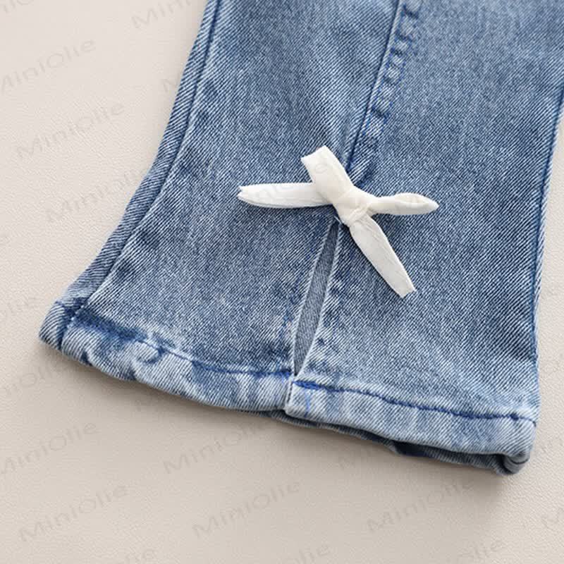 WORLD IS MINE Baby Kleinkind Mädchen Blume Schleife Smiley 2-teiliges Set - image 17