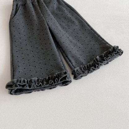 3-teiliges Set für Baby und Kleinkind, Mädchen, grau Schleife mit Punkt - image 12