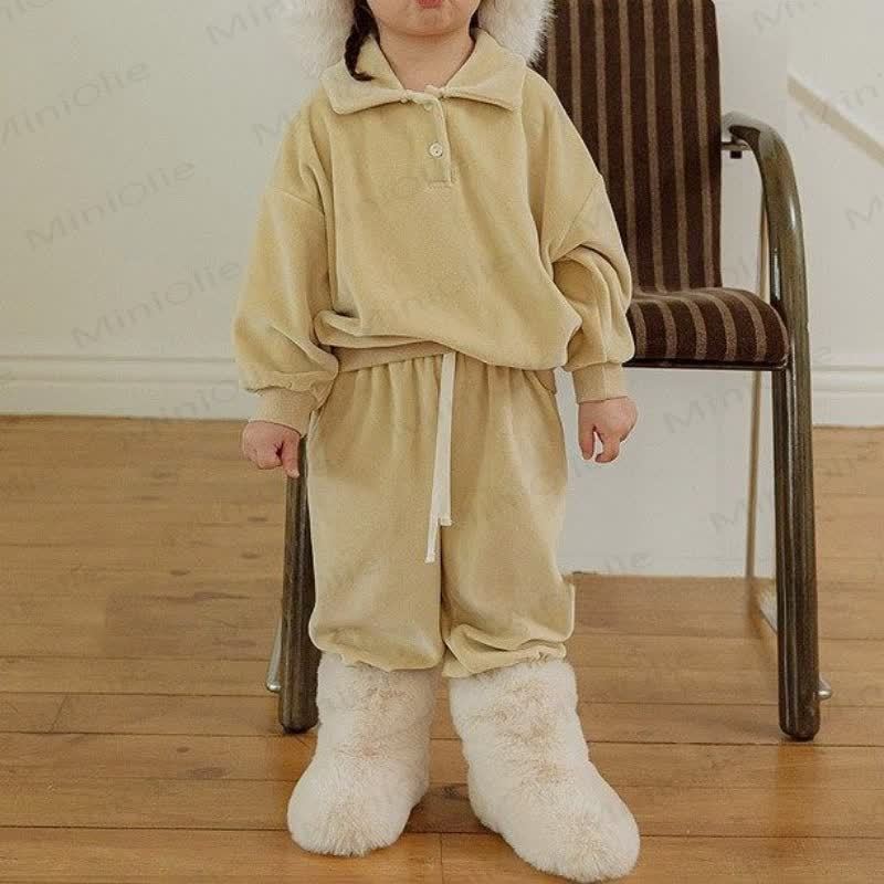 Baby Kleinkind -Anstecknadeln, Einfarbig , 2-teiliges Set - Khaki - 5-6Y - image 4