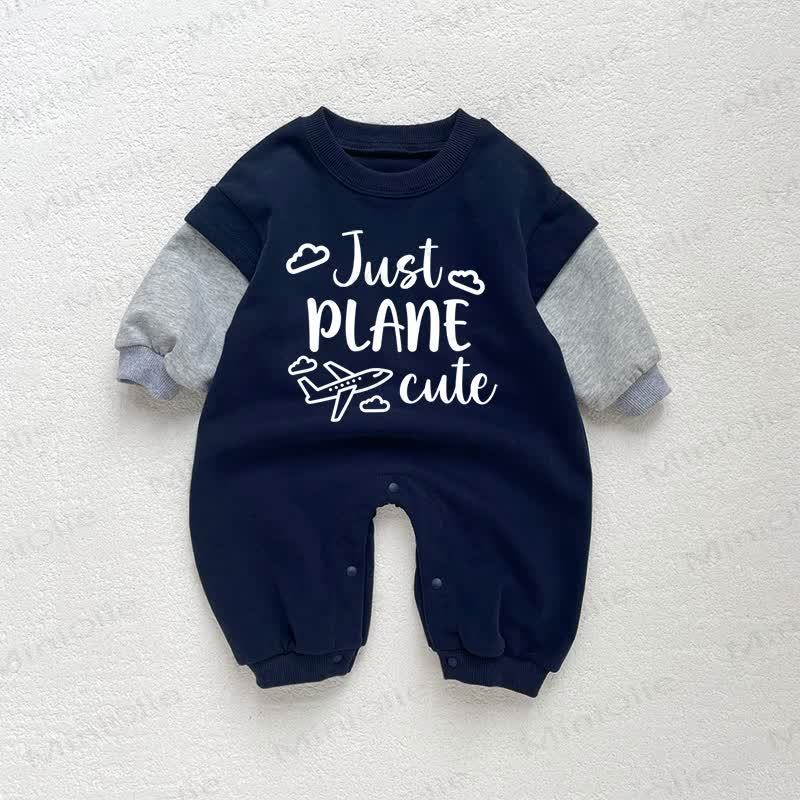 JUST PLANE CUTE Baby Kleinkind in Dunkelblau mit Farbblock - Dunkelblau - 18-24M - image 1