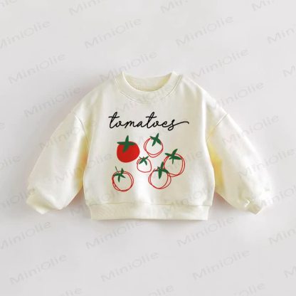 TOMATO Baby Kleinkind Creme Sweatshirt - Creme - 3-5J - image 1