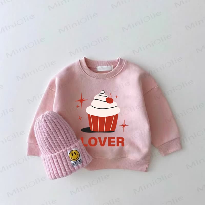 LOVER Baby Mädchen Rosa Sweatshirt - Rosa - 2-3J - image 1