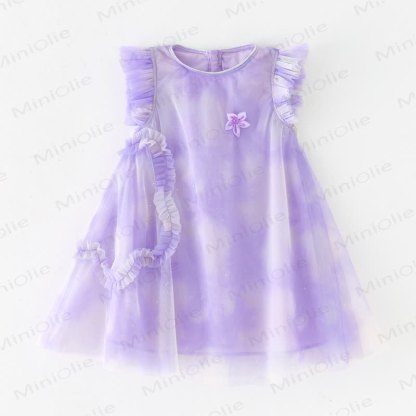 Kleinkind Blume/ Liebe - Kleid - Hellviolett - 12Y - image 3
