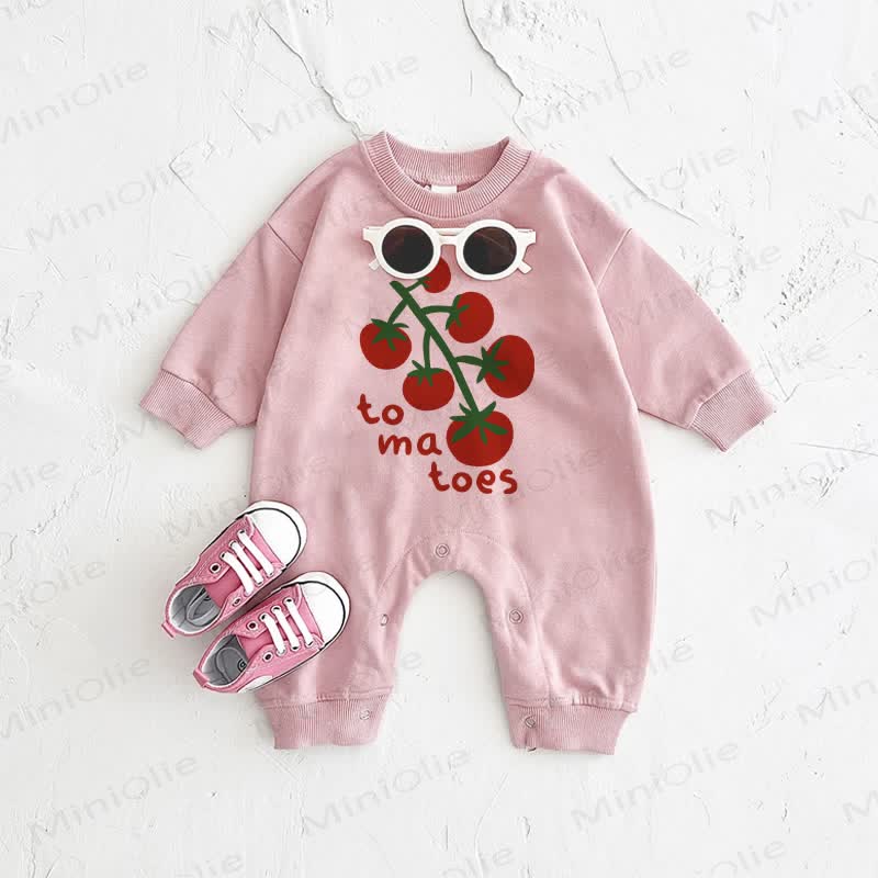 Baby Strampler mit TOMATOES - Rosa - 2-3J - image 1