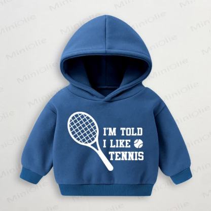 I'M TOLD I LIKE TENNIS – Blau Sweatshirt für Baby - Blau - 3-5J - image 1