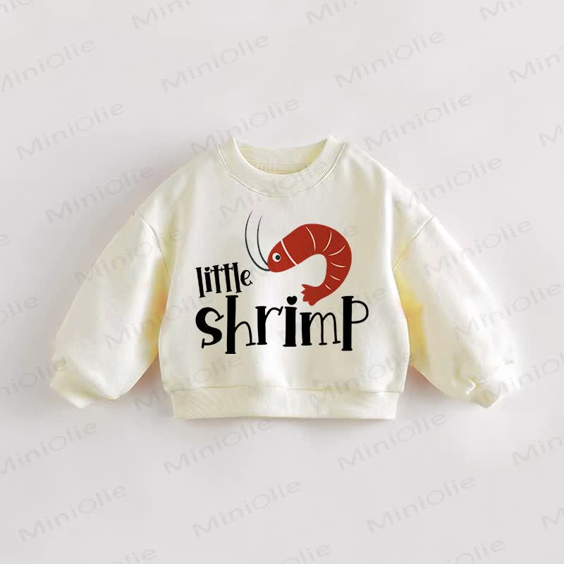 LITTLE SHRIMP Baby Kleinkind Creme Sweatshirt - Creme - 3-5J - image 1