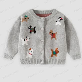 Baby Kleinkind Pullover - Grau - 5-7J - image 1