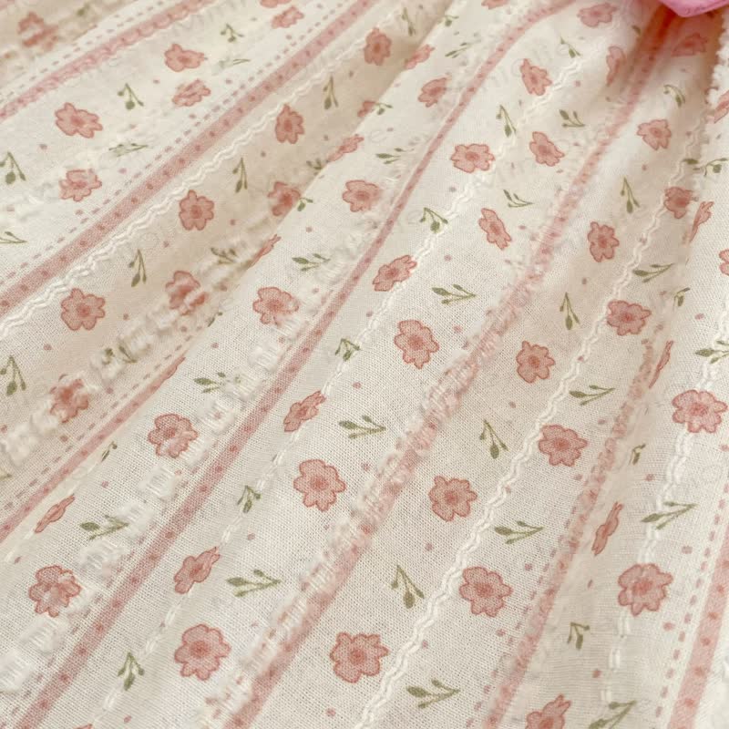 Rosa Kleid mit Blume und Schleife für Baby , Mädchen - image 14