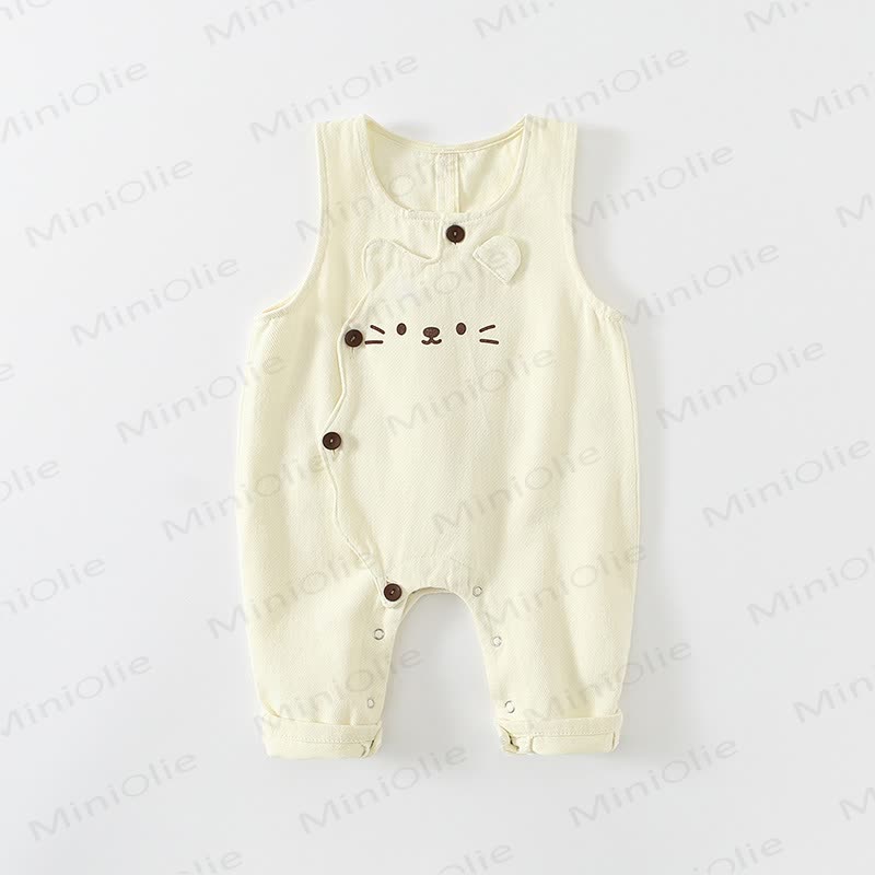 Baby Kleinkind Katze Jeans Overalls - image 5