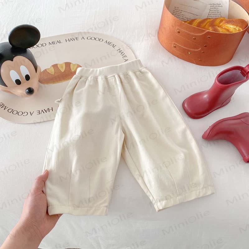 Baby Kleinkind -Hosen, Einfarbig, Hose - Beige - 3-5J - image 5