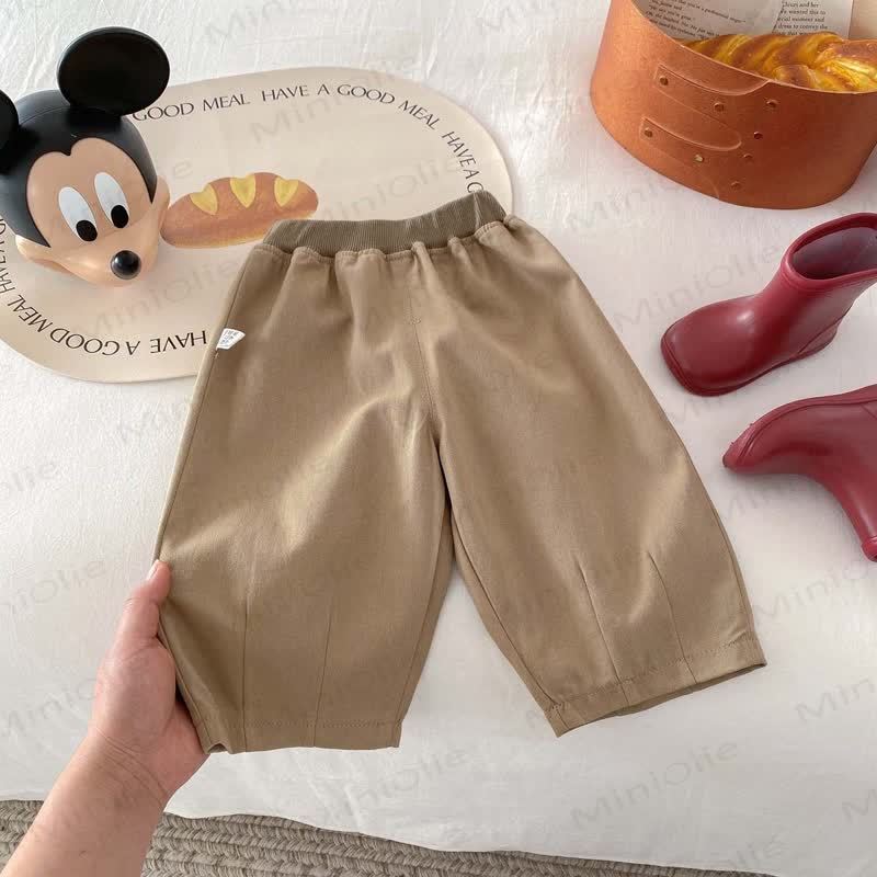 Baby Kleinkind -Hosen, Einfarbig, Hose - Khaki - 3-5J - image 6