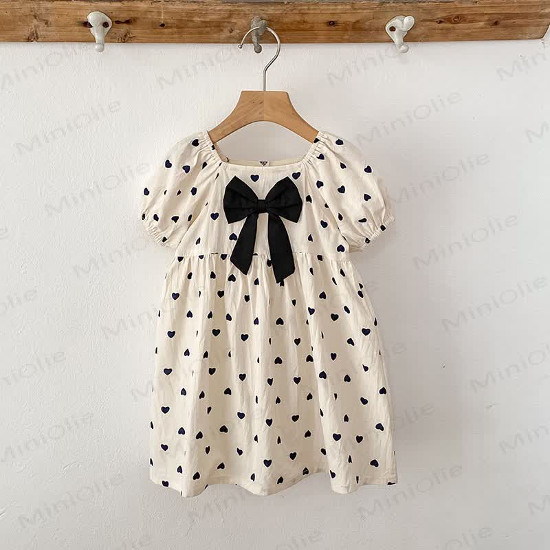 Beige Kleid mit Liebe für Baby und Kleinkind, Mädchen - Beige - 8Y - image 1