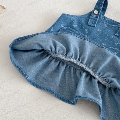 Baby mit Kleinkind und Süß Liebe / Beige Spitze - image 9