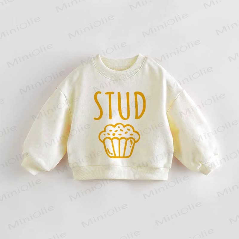 STUD Baby Kleinkind Cake Cream Sweatshirt - Creme - 3-5J - image 1