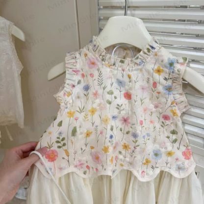 Kleinkind Kleid mit Süß Blume für Baby und Kleinkinder - image 2