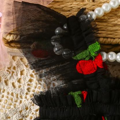 Süß Netz Kleid für Baby mit fliegenden Ärmeln - image 9