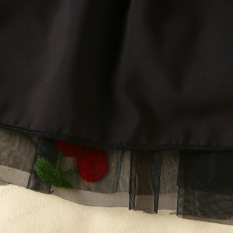 Süß Netz Kleid für Baby mit fliegenden Ärmeln - image 12