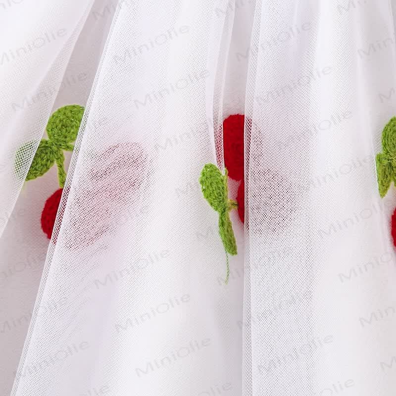 Süß Netz Kleid für Baby mit fliegenden Ärmeln - image 15